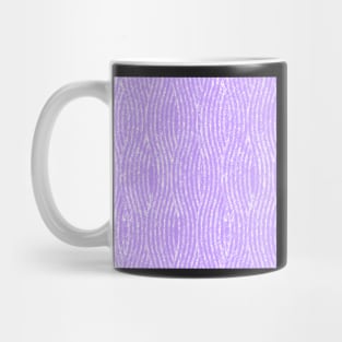 ABSTRACT MINIMALIST LAVENDER WAVES PRINT CLOTHING, BEDDING, HOME DECOR, AND MORE Mug